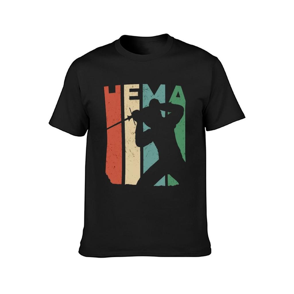 HEMA / Historisches Fechten Design T-Shirt Jungen Weiß Schnelltrocknend Jungen Tierdruck Schwarze T-Shirts für Männer