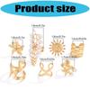 Stylish Sea Star Solar Designs Alloy Rings Comfortable Wear For Daily Outfits