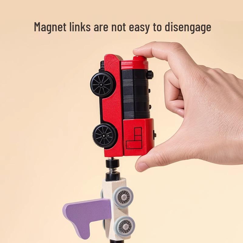 Magnetic Train Toy Blocks - Educational Assembly for Children Ages 1 to 6