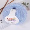 1Roll Yarn Weaving Colored-dot DIY Mohair Yarn Multi-purpose Scarf Yarn Cloth Yarn Bold Line