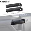 2pcs Door Handle Decor Cover Trim For Ford F150 15- 2Door Black Wood Grain
