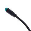 Black Ebike Accessories Optional Cable Base Connector Waterproof Connector 2/3/4/5/6Pin Cable Display Pin