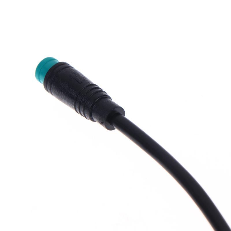 Black Ebike Accessories Optional Cable Base Connector Waterproof Connector 2/3/4/5/6Pin Cable Display Pin