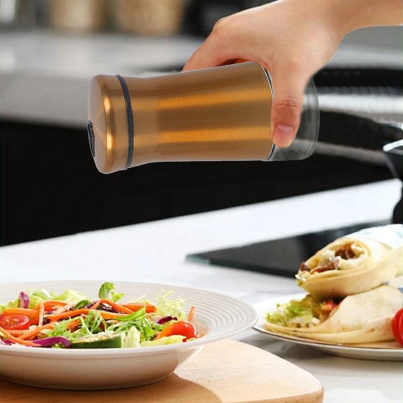 Salt Cooking Room Shaker Seasoning Pepper Shakers Dispenser Utensils Container Bottles Steel Stainless Sugar Jar Jars