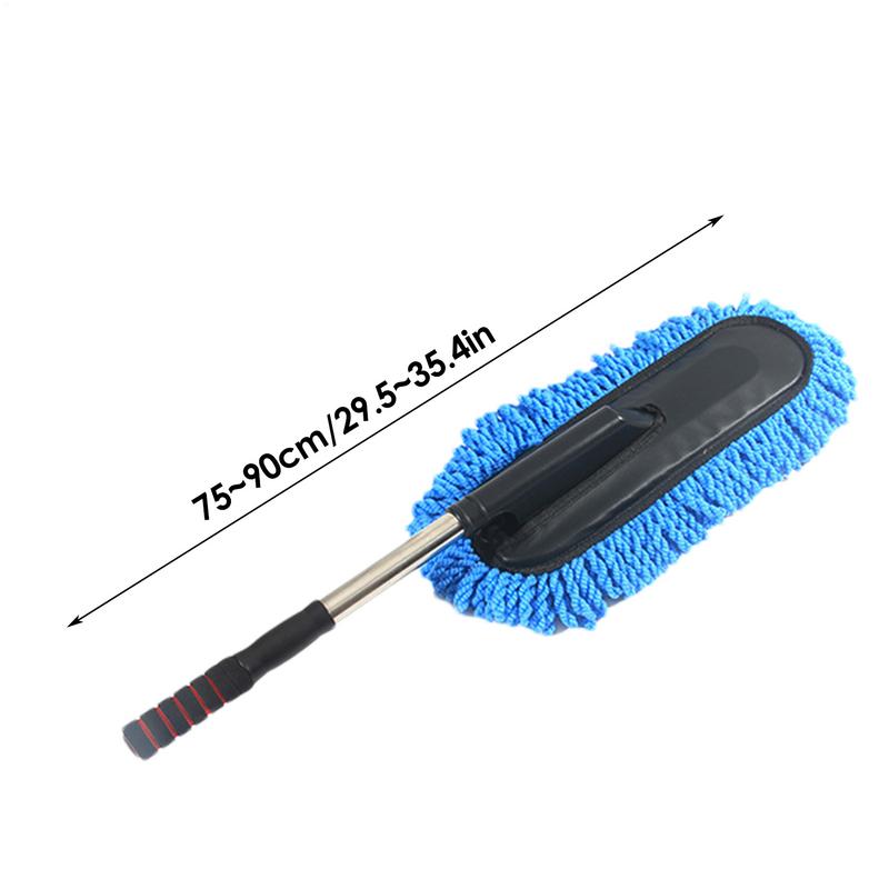 Car Special Mop Cleaning Mop Tweezers Soft Hair Retractable Water Long Handle Dust Removal Car Wash Brush Tools