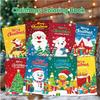 8PCS/Set Merry Christmas Christmas Theme Coloring Book Educational Montessori Gift Graffiti Painting Book Doodles Book Children