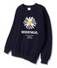 Wibelibellyu Oversized Terry Sweatshirt Navy