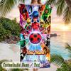 Miraculous Ladybug Strandtuch, Personalisiert mit individuellem Text, Schnelltrocknendes weiches großes Handtuch für Schwimmbad und Reisen