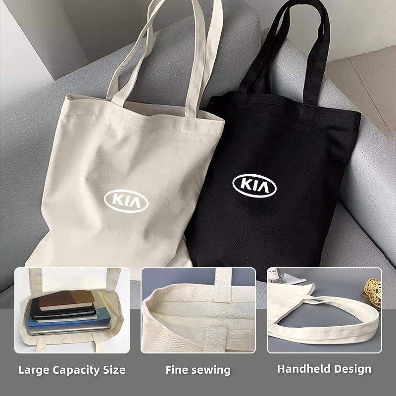 Car Accessories Handbag Canvas Shoulder Pouch Shopping Tote Tools Bag For KIA Rio K5 Sportage Ceed Sorento Picanto Stinger Opti Usgm40