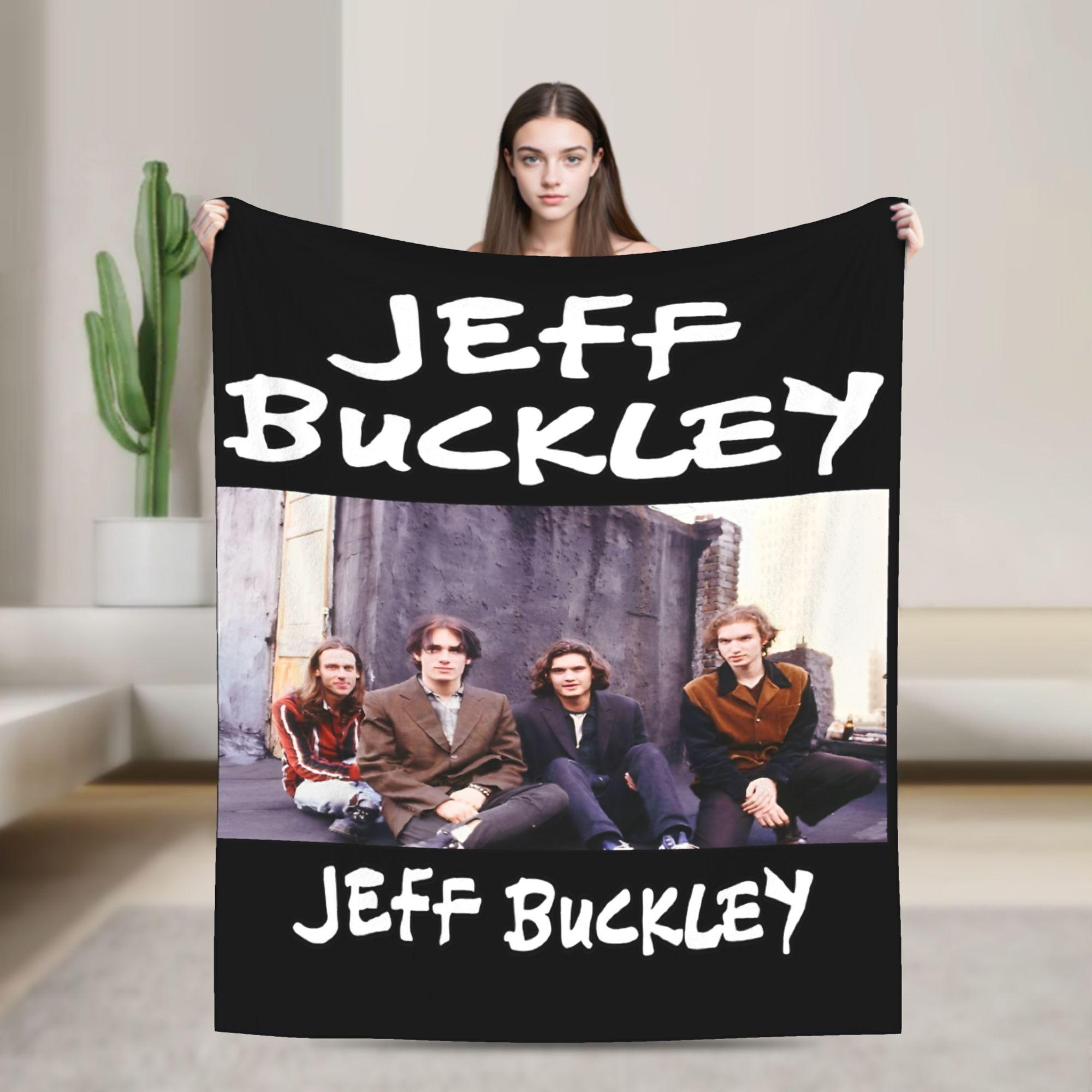 Jeff Buckley Music Blankets Flannel Funny Soft Throw Blanket for Bedding Lounge Textile Decor, 75X95CM