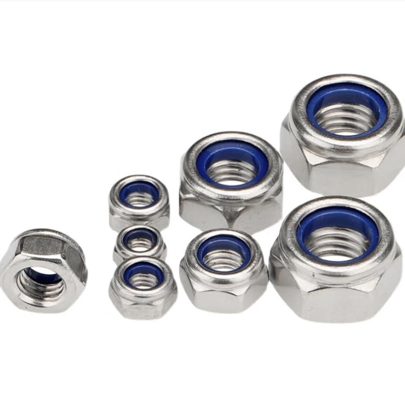 DIN 985 Stainless Steel Thin Type Nylon Insert Lock Nut