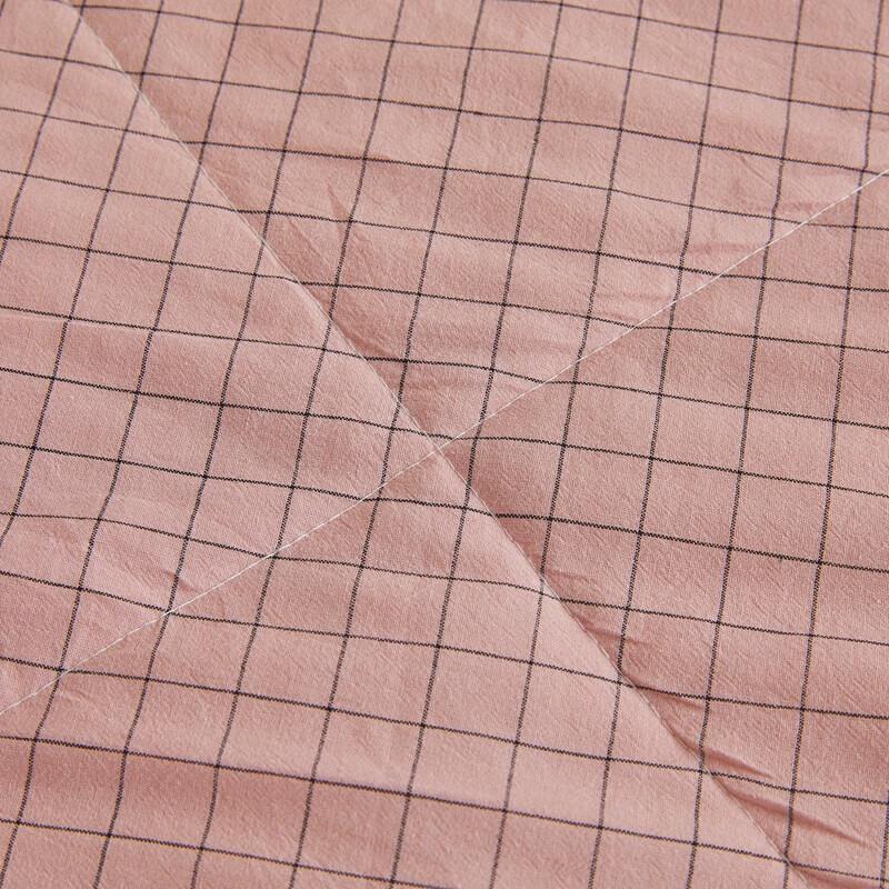 Muji Reine Baumwolle Kleine Rosa Karos Sommerdecke