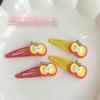 Retro Apple Bobby Pins: Cute Fruit Hair Clips for Girls and Kids