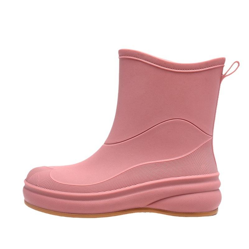 Women's Fashion Versatile Soft-soled Non-slip Rain Boots