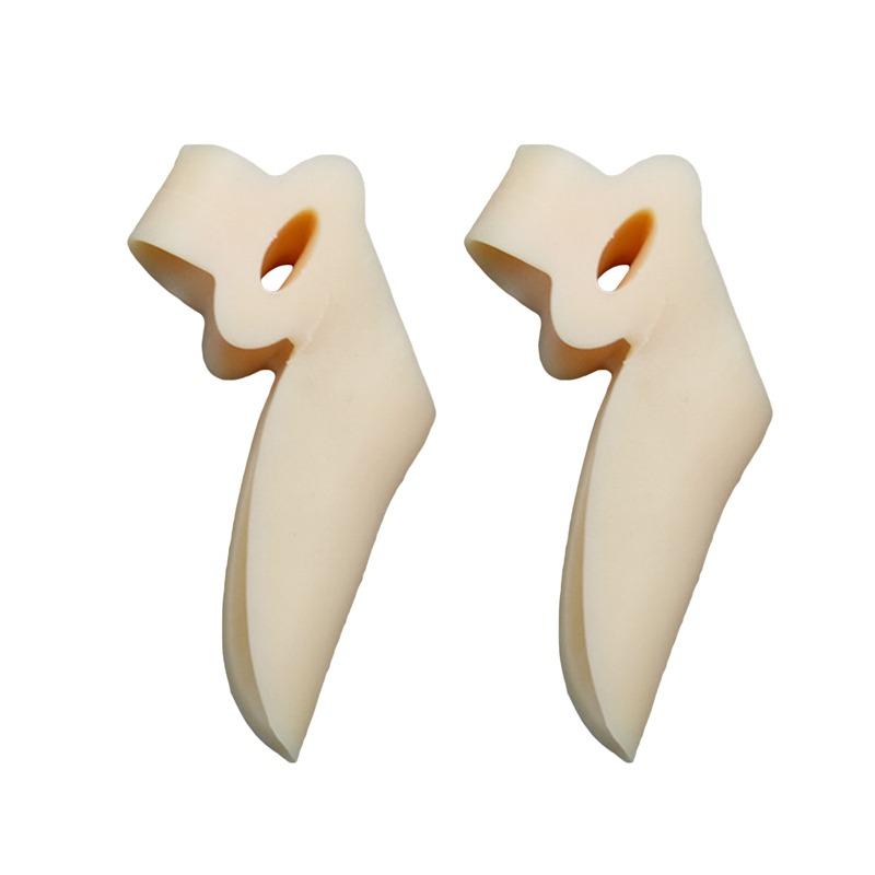 1/2Pairs Silicone Gel foot fingers Two Hole Toe Separator Thumb Valgus Protector Bunion adjuster Valgus Guard feet care