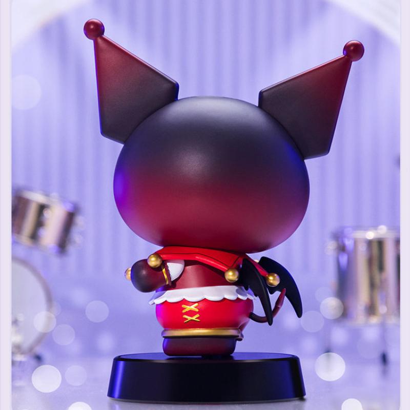 Sanrio Cartoon Anime Series Kuromi Doll Girl My Melody Figure Leshen Style Ornament Decoration Trendy Peripheral Gifts Poseable Articulated Scale
