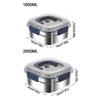 Leakproof Sealed Storage Box Stainless Steel Bento Box Lidded Food Container  Office Worker