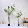 Indoor Faux Jasmine Potted Plant for Living Room and Courtyard Landscaping