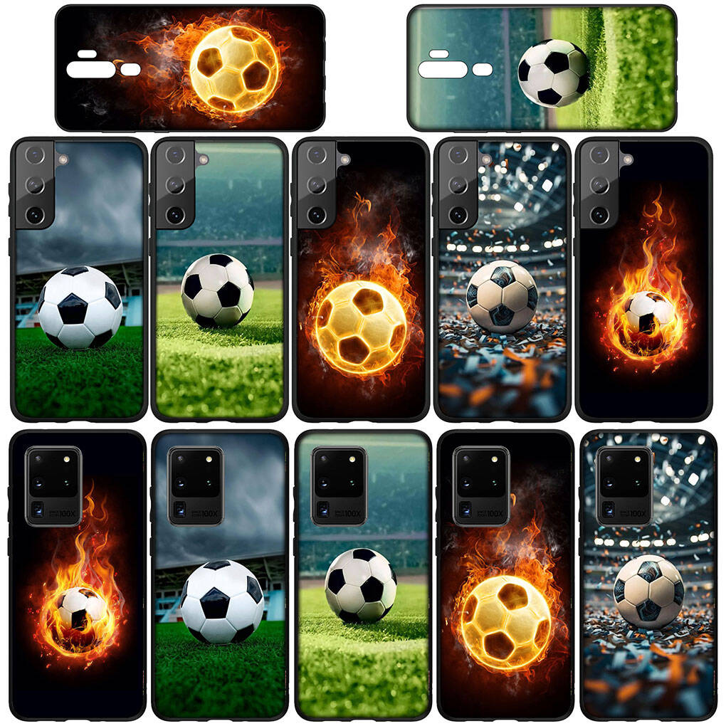 Cover for iPhone 17 16 15 Xiaomi Poco Redmi Note 14 13 12 11 Pro Max Samsung Galaxy S25 S24 S23 OPPO Huawei Cool Soccer Play Football Match Phone Case
