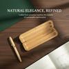1Pc Bamboo Pen Box Smooth Writing Supplies Nature Bamboo Pen Fountain Pen Case For Office Home