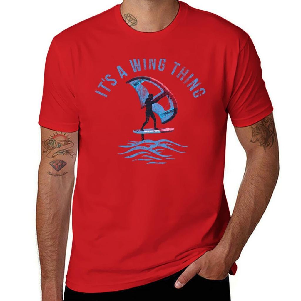 It's a Wing Thing Vintage Wing Foil Wing Surf Wingfoiler Wingsurfer T-Shirt Custom Shirt T Shirts Men
