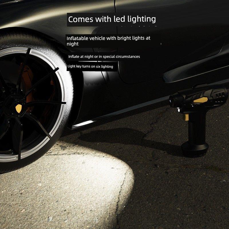 Cross-Border Car Air Pump, Car Tire Inflator, Portable Wireless Inflator, Bicycle Electric Inflator