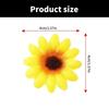 Festival Sunflower Hair Clip Set of 6 for Women Girl Fashion Daisy Hair Barrettes Side Hair Pin Party Hair Styling Tool