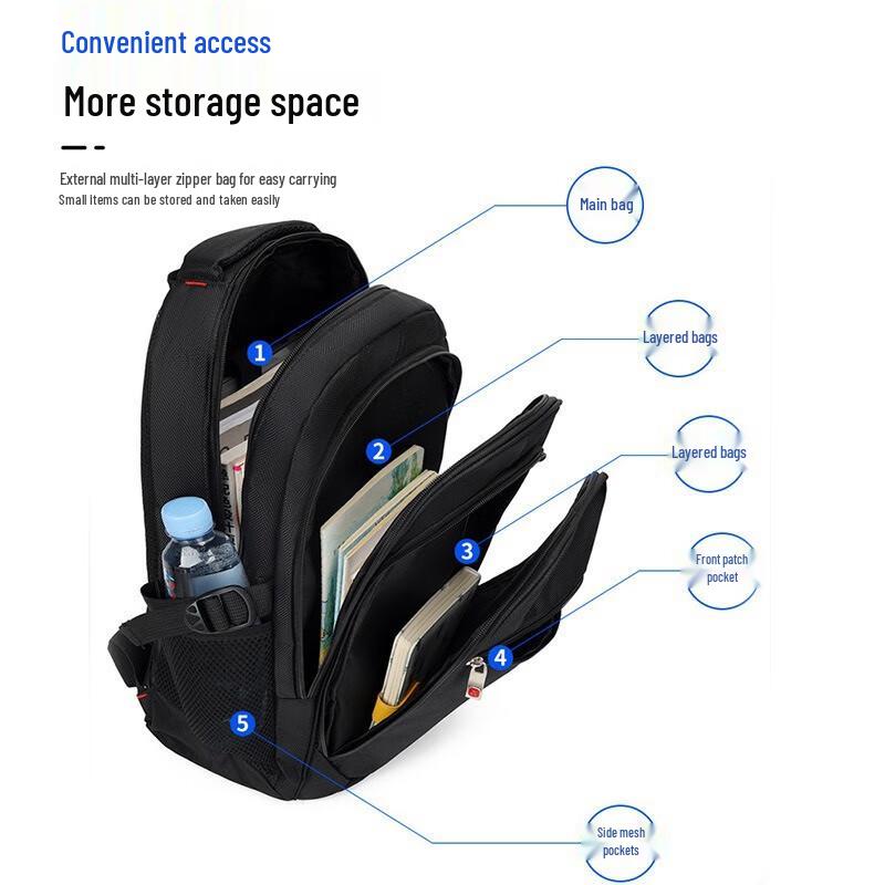 Zhili Large Capacity Men's Backpack