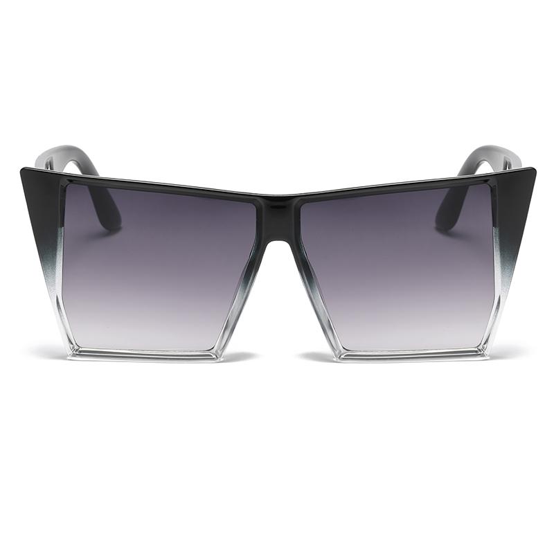 New Oversized Square Sunglasses Women's Fashion Jelly Color Sun Glasses Women Gradient Lens Eyewear UV400