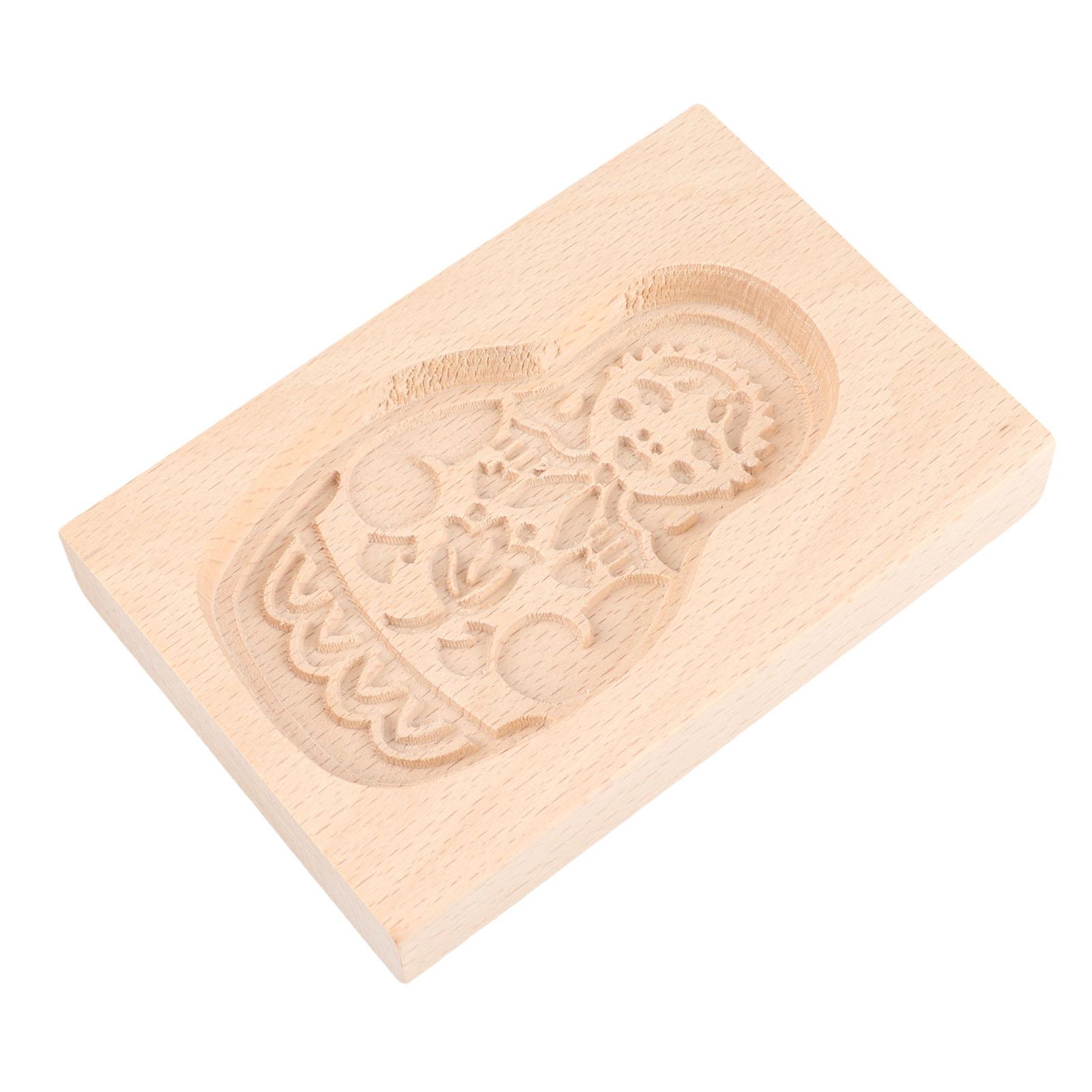 Деревянная форма для печенья, форма для выпечки, резной резак для печенья, форма для тиснения, штампы для печенья, форма для имбирного печенья для Type 3