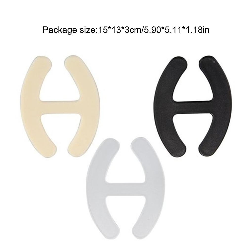 3 Pieces Bra Strap Clips Webbing Underwear Converter Non-slip Buckle Slide Freely Cross Holders Intimates Accessories for Girls