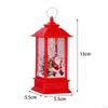 Christmas Lantern Lamp Decorative Home Decoration for Table Fireplace Dining Snowman Bronze