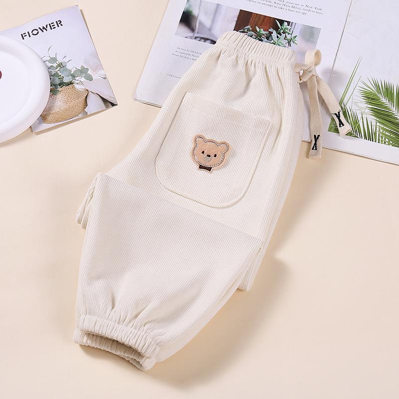 Korean Style Kids' Summer-Autumn Casual Workwear Pants
