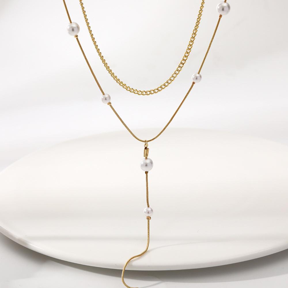 Fashionable Minimalist Star Tassel Pendant Necklace For Women With Alluring Pearl Accents