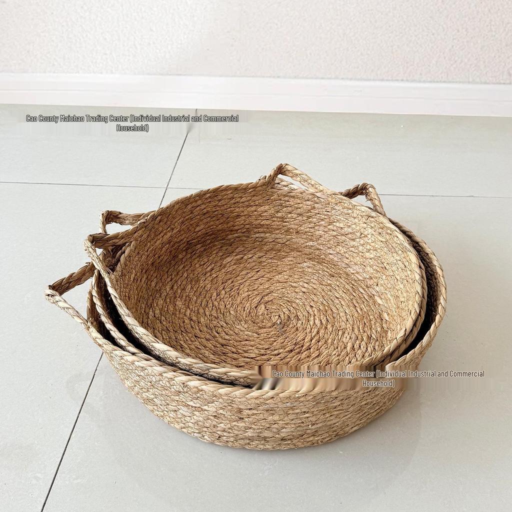 Pletená postel pro mazlíčky na všechna roční období: Prodyšný dům pro kočky a psy odolný proti skvrnám.