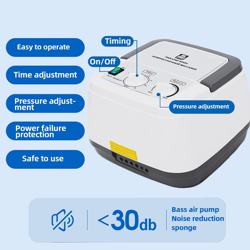 Ny oppgradering 6 hulrom Elektrisk luftkompresjon Kroppsmassasje kollisjonspute massasje for arm midje ben fot fremme blodsirkulasjonen Lindre smerte