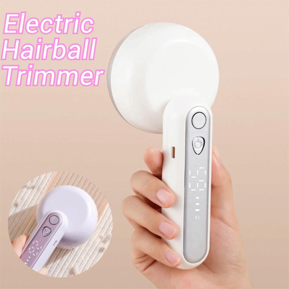 Digital Display Lint Shaver LED Light Fabric Hair Remover Wool Pilling Garment