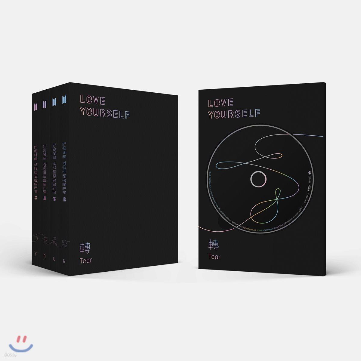 BTS (Bangtan Boys) 3rd Full Album - LOVE YOURSELF  ‘Tear’ (Y/O/U/R Random Ver.)