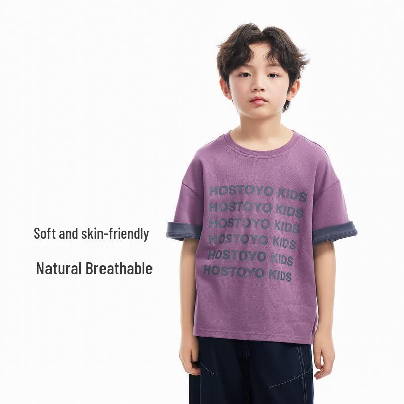 

Boys Street Style Letter Print T-Shirt 150