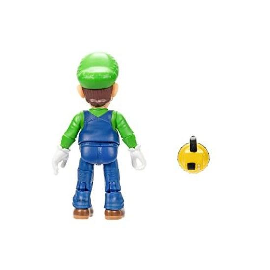 Three Trading Super Mario Brothers Movie Action Figure Luigi W6.5D5H13.5cm Miscellaneous TSM-02