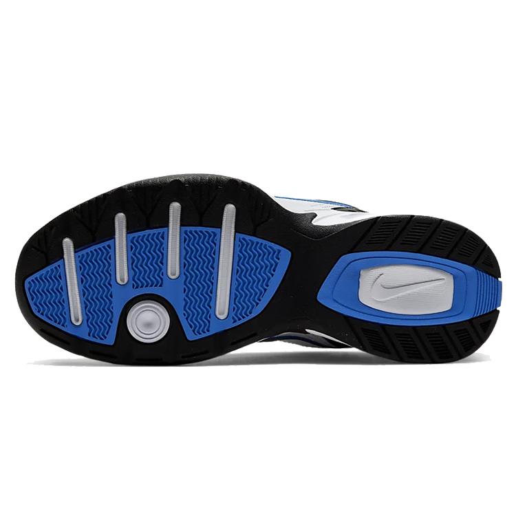 New Nike Air Monarch Iv Black White Royal Blue 415445-002