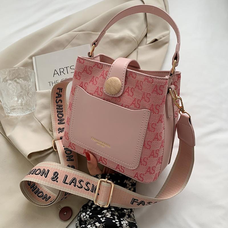 Modische, lässige, tragbare Eimertasche für Damen, neue Herbst- und Wintermode, große Kapazität, Schulter-Crossbody-Tasche