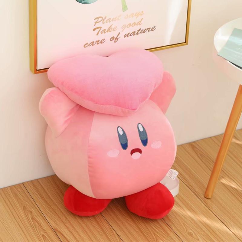 

Плюшевая игрушка-подушка в виде звезды Кирби из мультсериала «Кирби: Звезда Кирби» / «Кирби: Возвращение к тебе», подарок на день рождения, персонаж Heart