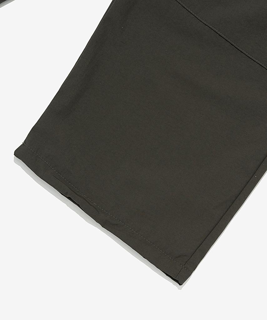 OTHERFITS Side Strap Nylon Wide Pants (Khaki)