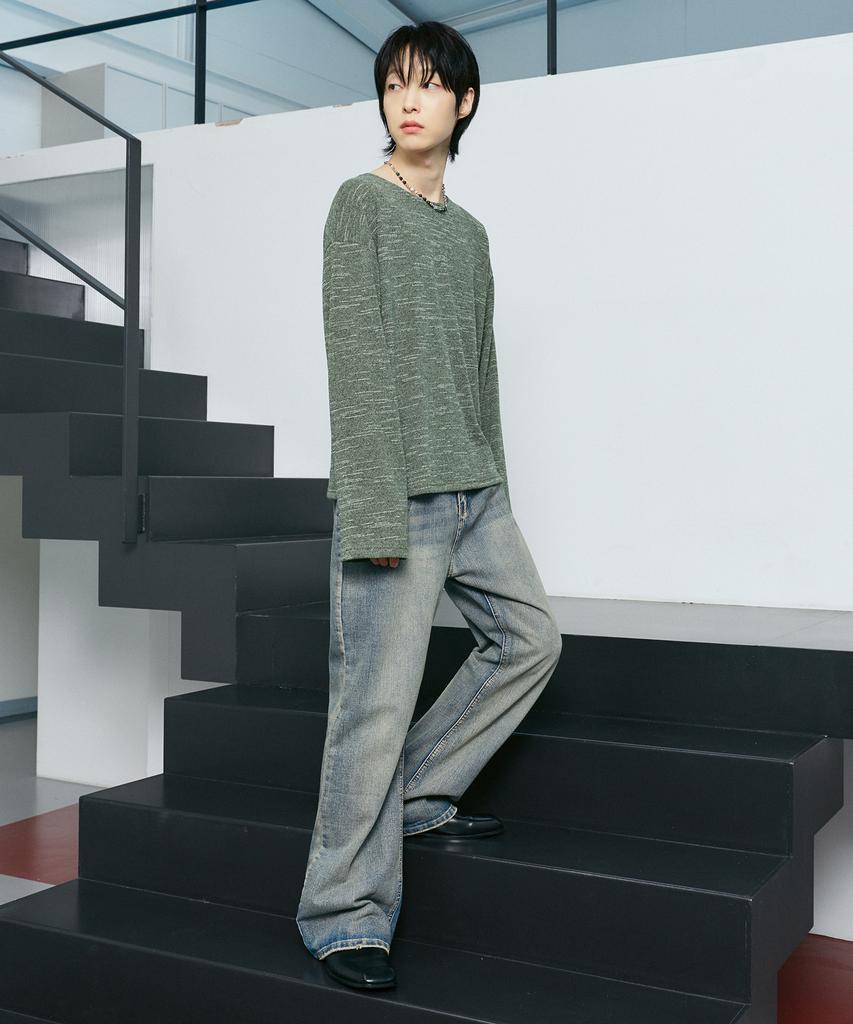 LXT Soft Crop Knit Long Sleeve [Khaki]