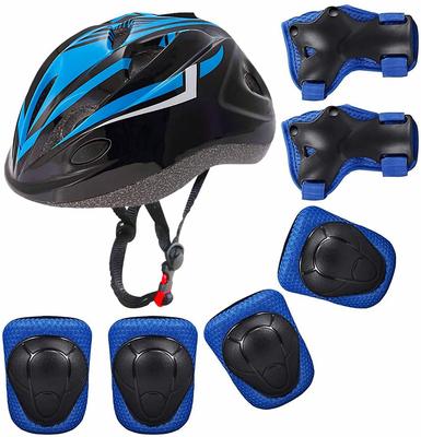 Casco SHAKE para Niños Protector Casco de Bicicleta para Edad Ajustable Adecuado para Deportes Set de Casco y BEAR® Niños, Set, Niños, 3-10, Talla,