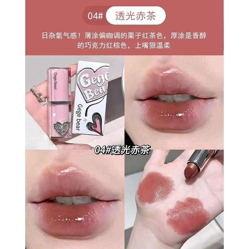 Gege Bear - Kristall Glänzender Spiegel Lippenstift - (4-6)