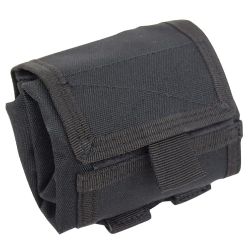 GENESIS Economy Series Roll-Up Dump Pouch, Black, E-303-BK