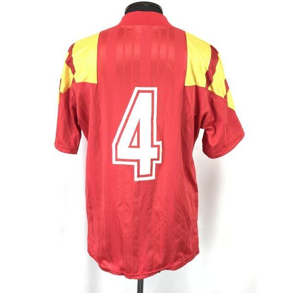 90s UK England Made Spain National Team Replica Jersey Size S Adidas Guardiola Alcorata Rugera cBH683(USED)