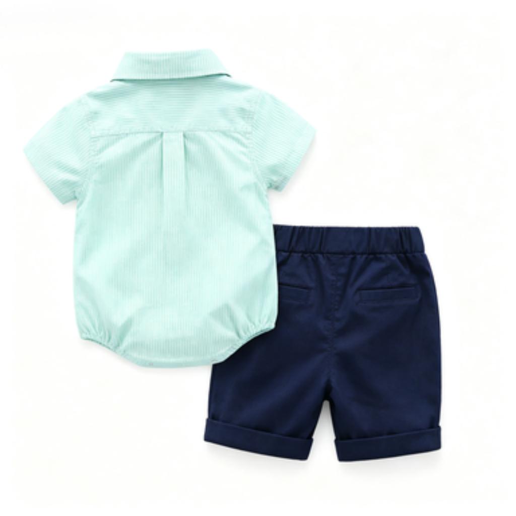 Baby Boy Short Sleeve and Shorts Set for Infant Toddler - 2 Piece Outfit